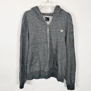 (3 for $25) DC Men's Grey Zip Front Sweatshirt